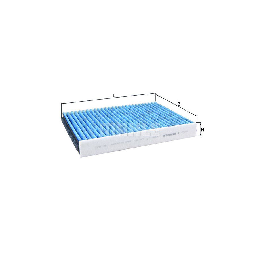 MAHLE ORIGINAL LAO 387 Pollen filter Activated Carbon Filter, with anti-allergic effect, with antibacterial action, CareMetix?