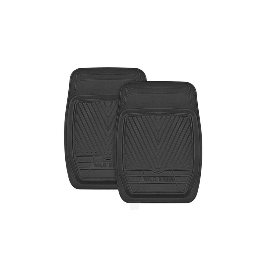 KEGEL 5-8204-785-4010 Floor mat set Elastomer, Front, Quantity: 2, Black