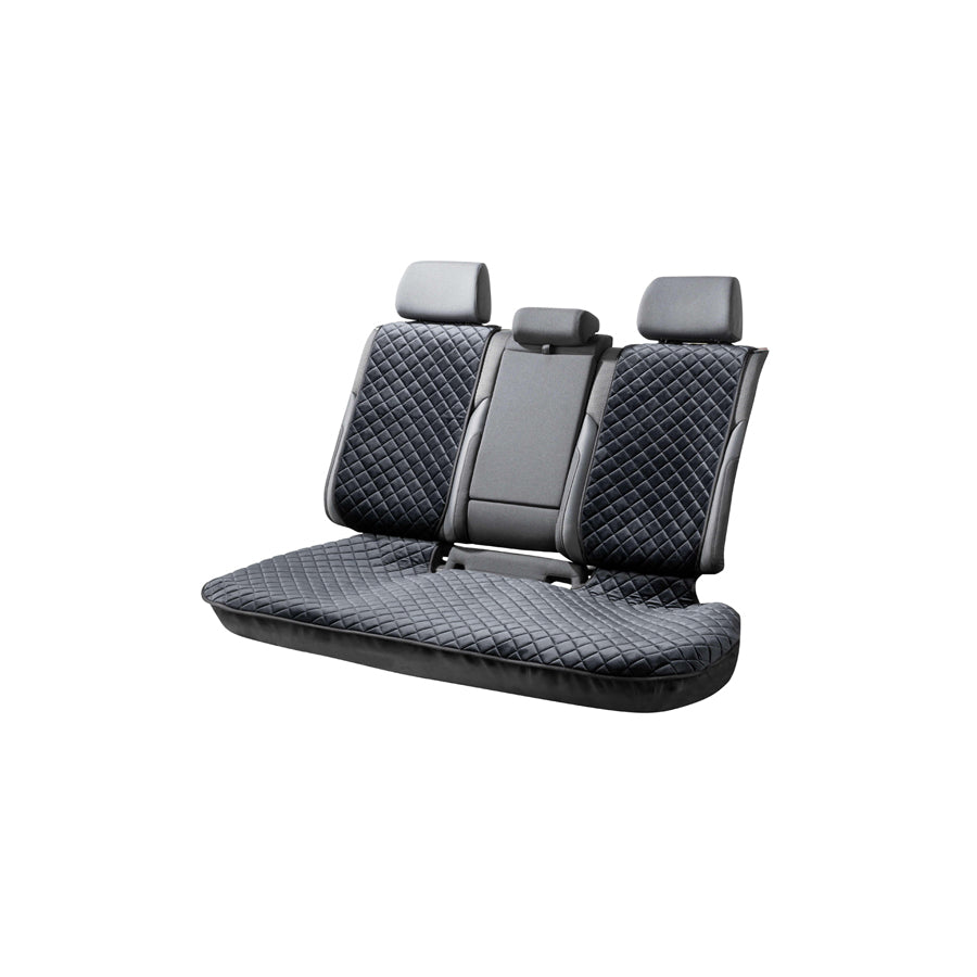WALSER Comfortline Luxor 13959 Car seat cover Black, Cotton, Polyester, Rear