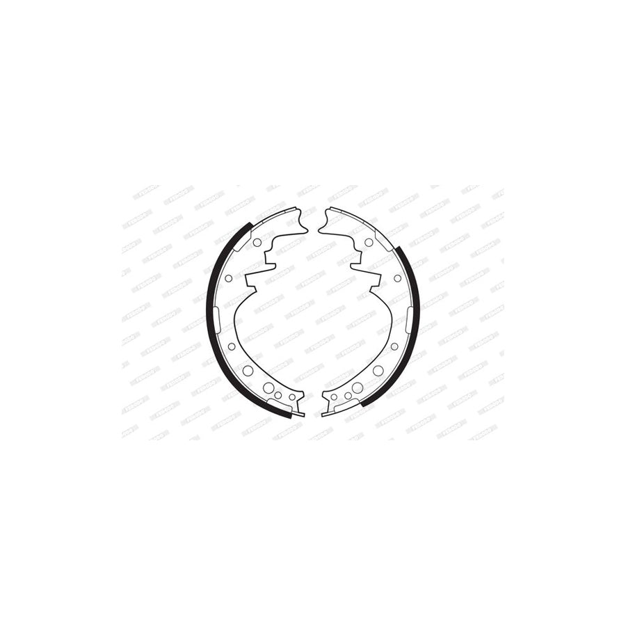FERODO PREMIER FSB171 Brake Shoe Set with accessories