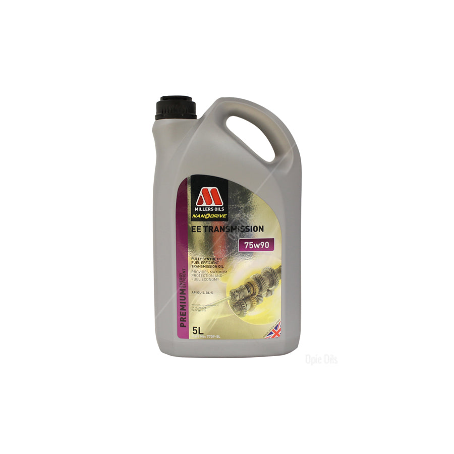 Millers Oils NANODRIVE EE 75w-90 Fully Synthetic Transmission Oil 5l