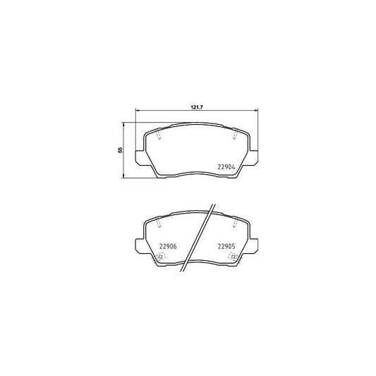 Hella 8DB 355 039 491 Brake Pad Set For Kia Picanto Iii Ja With Acoustic Wear Warning With Accessories