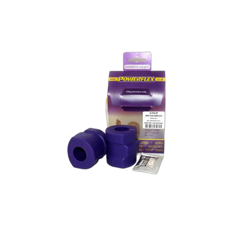 Powerflex PFF5-310-27 BMW E36 Front Anti Roll Bar Mounting 27mm (Inc. Z3) | Duco Car Parts UK Car Parts