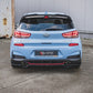 Maxton Design Hyundai I30N MK3 Hatchback Central Rear Splitter (with vertical bars)