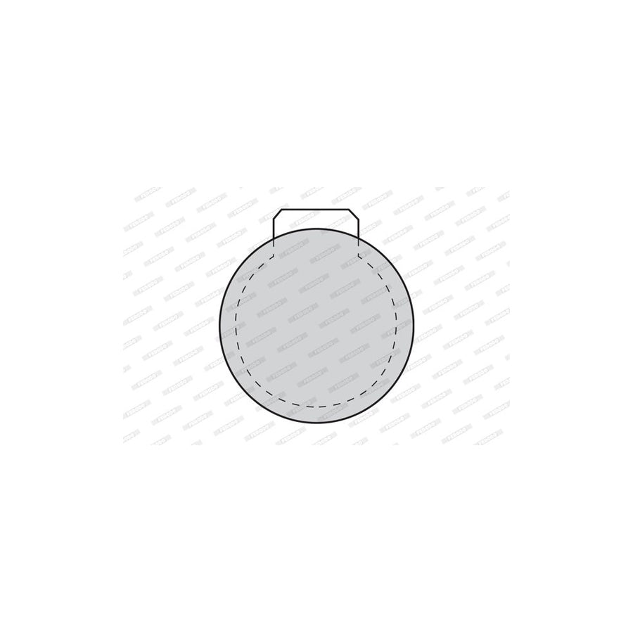 Ferodo Sl Fsl351 Brake Pad Set Not Prepared For Wear Indicator