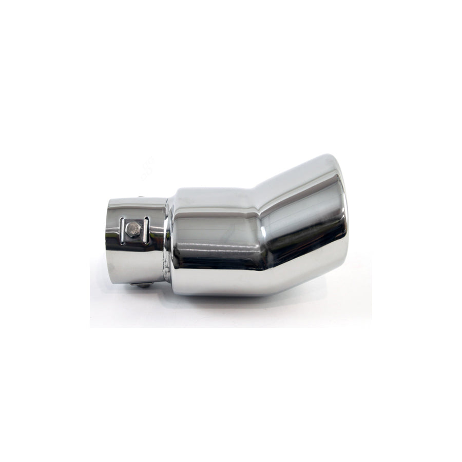 AMiO MT 005 01305 Exhaust tip 87 mm, Bent, Stainless Steel, 146mm, 65mm