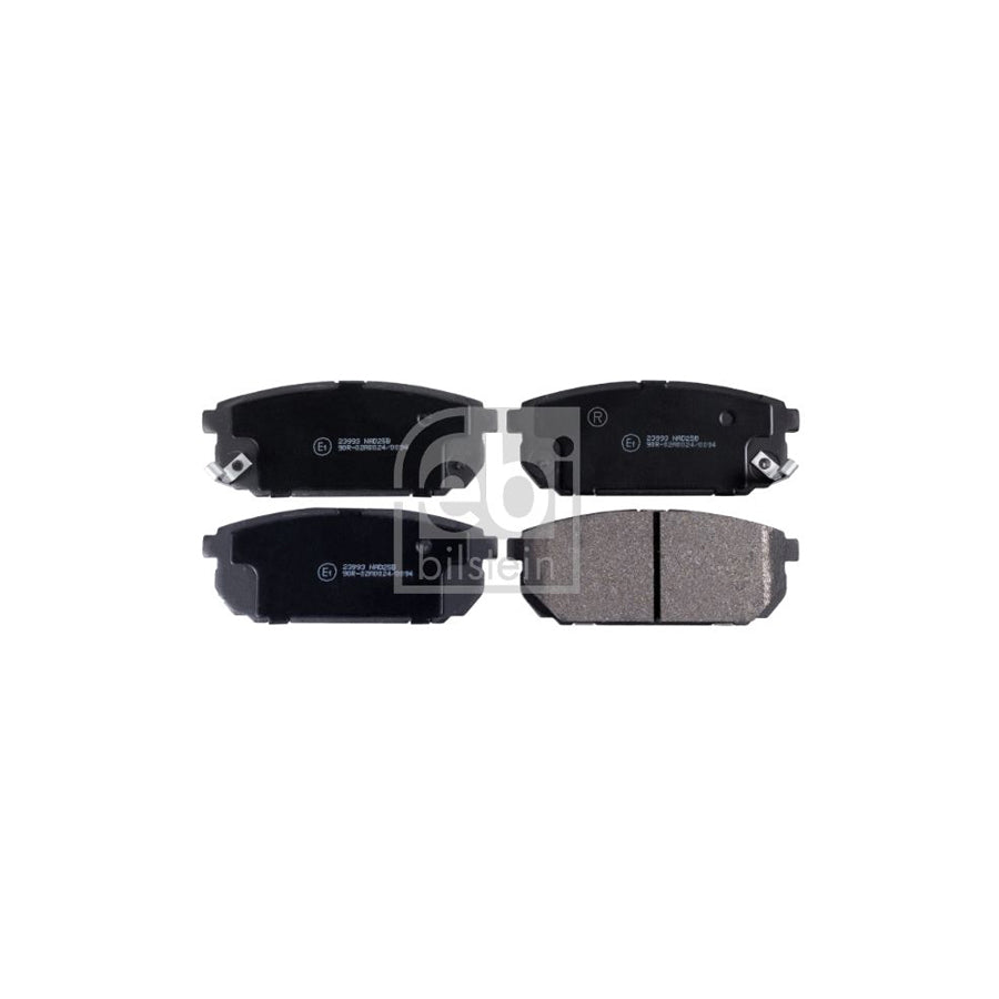 Febi Bilstein 16524 Brake Pad Set For Kia Sorento I Jc Rear Axle With Acoustic Wear Warning