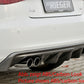Rieger 00056787 Audi 8V A3 Rear Diffuser for Twin Tailpipe Left & Right -  Matte Black