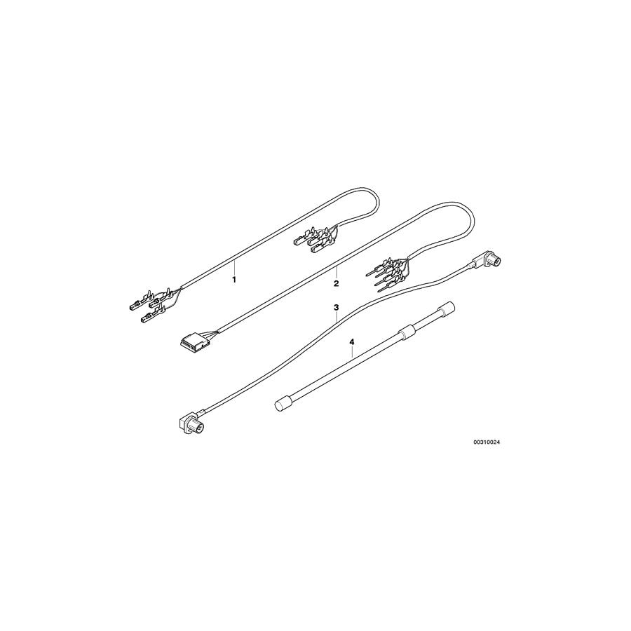 Genuine BMW 61119310540 E70 Cable Antenna, Bluetooth L= 1250mm (Inc. X5) | Duco Car Parts UK Car Parts