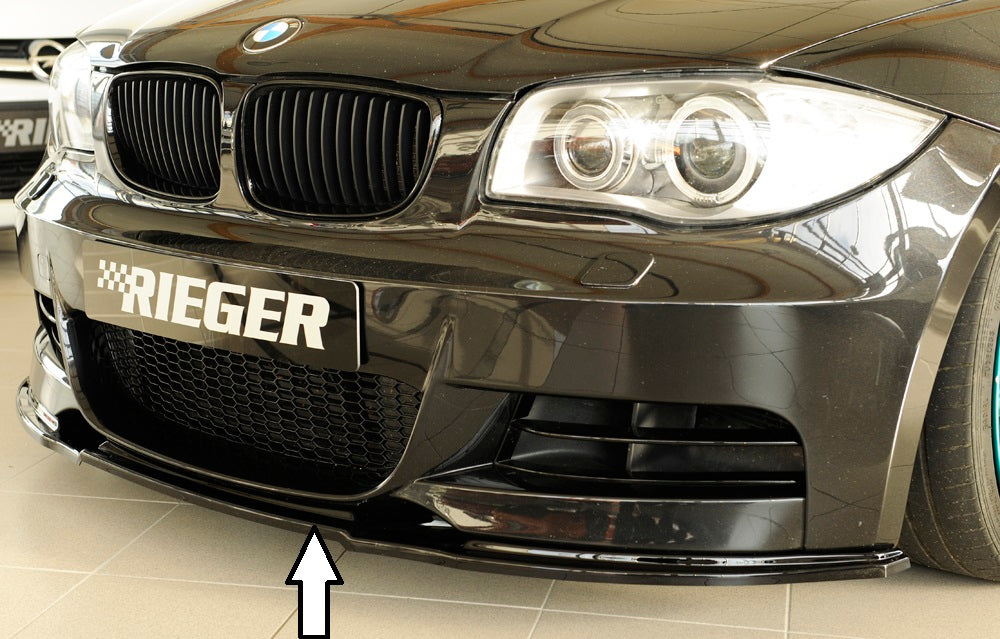 Rieger 00088124 BMW 1 Series E82 E88 Front Splitter