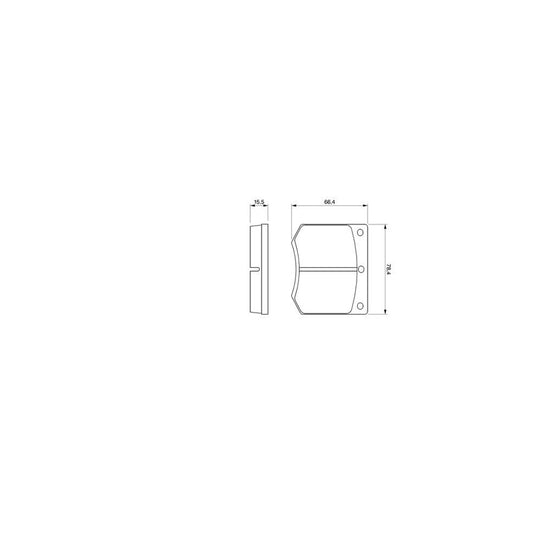Bosch 0986464914 Brake Pad Set With Mounting Manual BP659