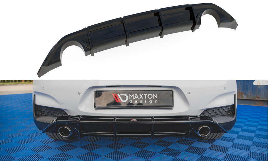 Maxton Design HY-I30-3-N-RS3T Rear Valance V.3 Hyundai I30N MK3 Hatchback | Duco Car Parts UK Car Parts