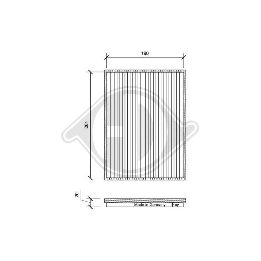 Diederichs Dci0157 Pollen Filter For Suzuki Grand Vitara Ii Off-Road (Jt, Te, Td) | Duco Car Parts UK Car Parts