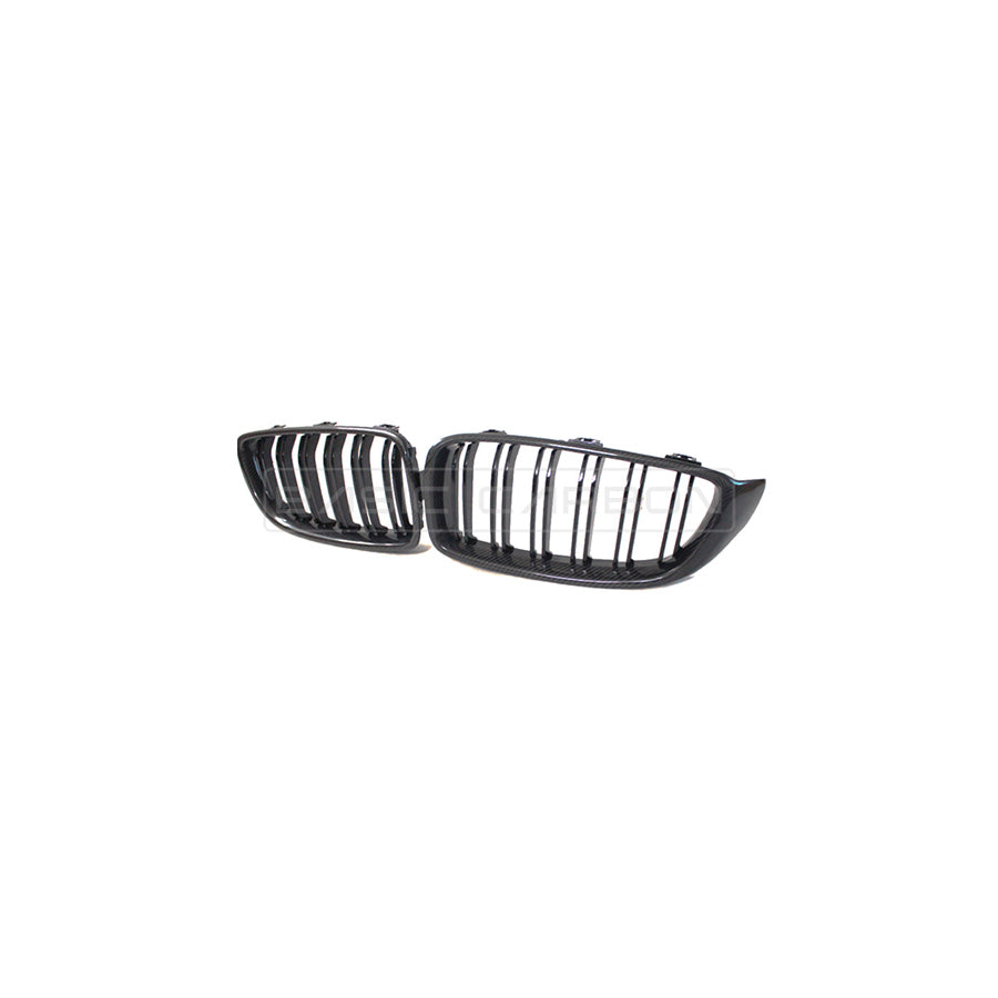 Basic Carbon BMW F32 F80 F82 Gloss Carbon Fibre Kidney Grille (Inc. M3 & M4)