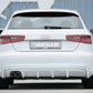 Rieger 00056786 Audi 8V A3 Rear Diffuser for Twin Tailpipe Left -  Matte Black