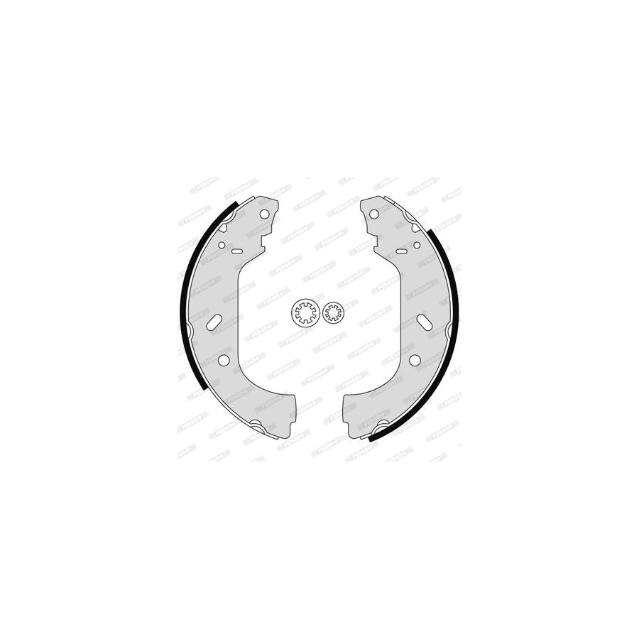 FERODO PREMIER FSB535 Brake Shoe Set with accessories