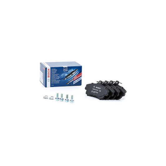Bosch 0986424541 Brake Pad Set With Acoustic Wear Warning With Anti Squeak Plate With Bolts Screws With Accessories BP292