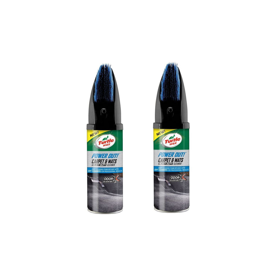 Turtle Wax Power Out Carpet & Mats 2 X 400 Ml