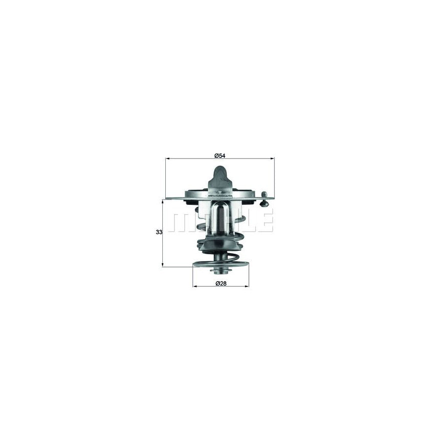 MAHLE ORIGINAL TX 72 85D Engine thermostat Opening Temperature: 85°C, with seal