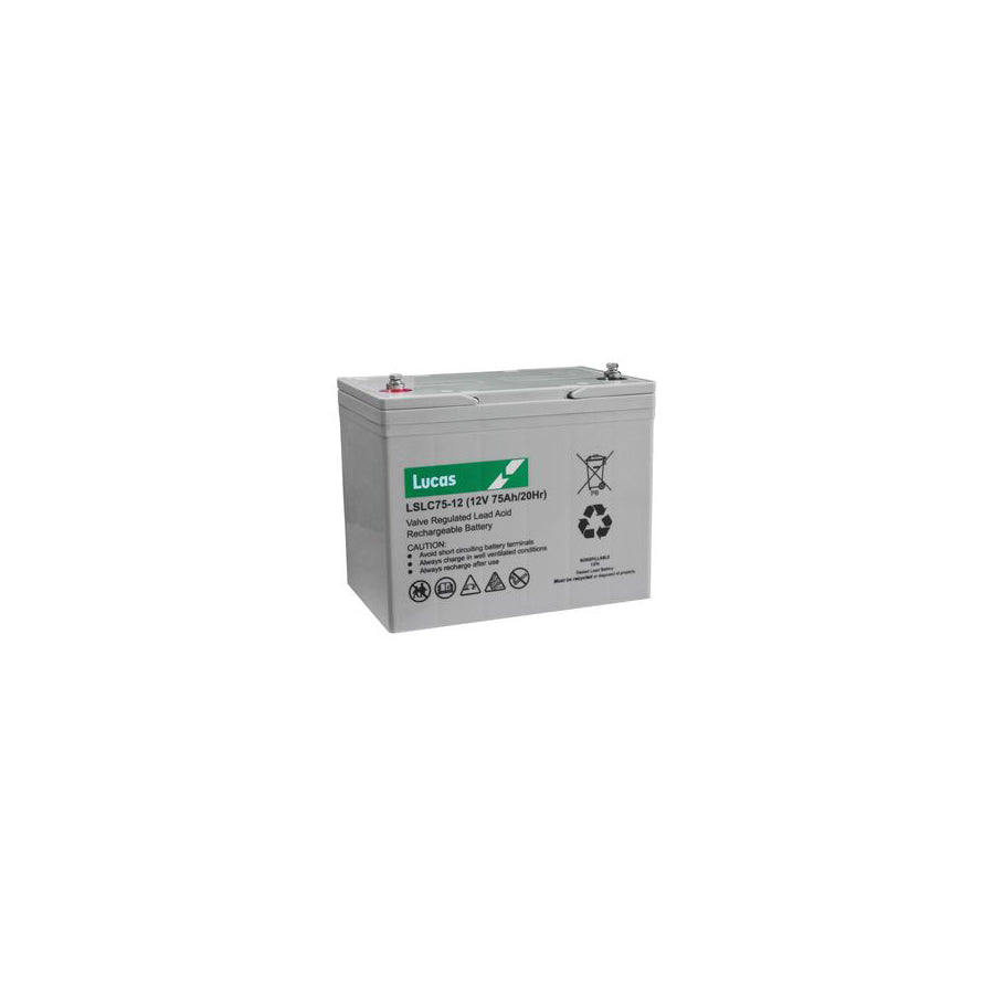 Lucas LSLC75-12 Lucas Sealed Lead Acid Battery 75AH | Duco Car Parts UK Car Parts