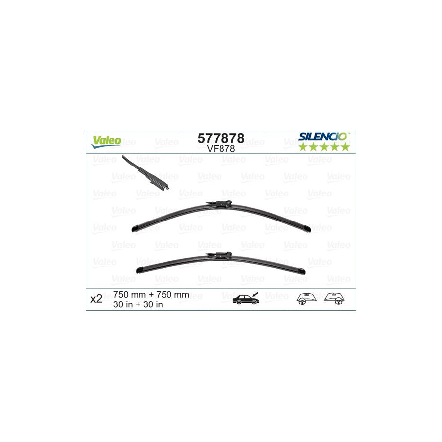 Valeo Silencio X.Trm 577878 Wiper Blade | Duco Car Parts UK Car Parts