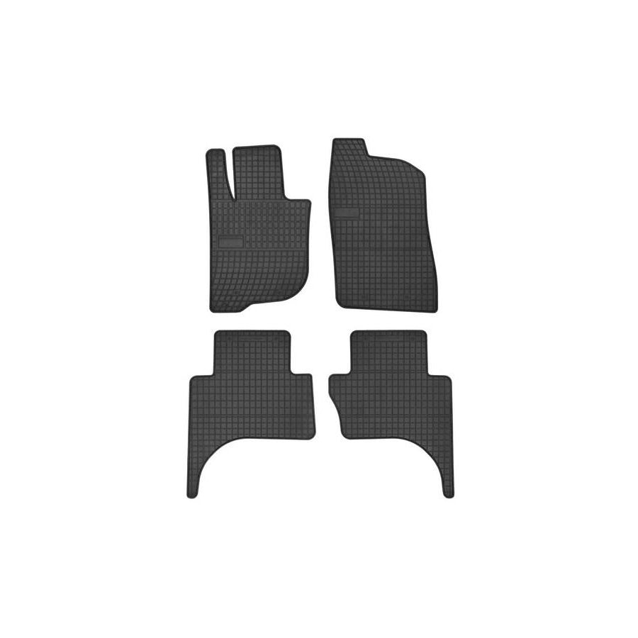 FROGUM Tailored 547679 Floor mat set Elastomer, Front and Rear, Quantity: 4, Black, (LHD)