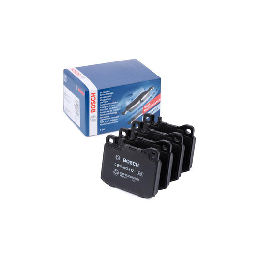 Bosch 0986463412 Brake Pad Set With Anti Squeak Plate BP635