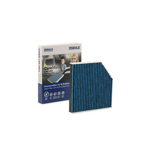 MAHLE ORIGINAL LAO 667 Pollen filter Activated Carbon Filter, with anti-allergic effect, with antibacterial action, CareMetix?