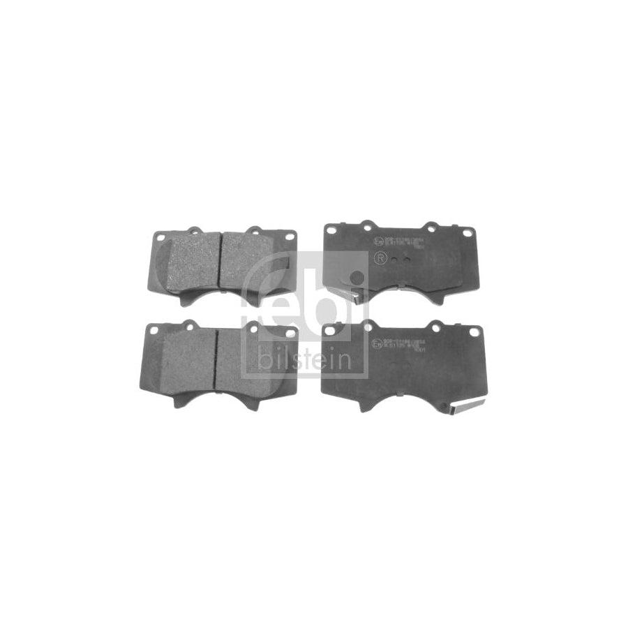 Febi Bilstein 16726 Brake Pad Set Front Axle With Acoustic Wear Warning