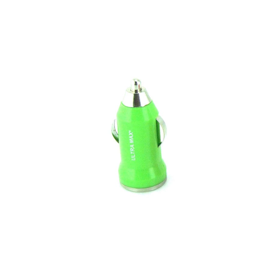 Ultramax Adaptor Car USB 1A Green