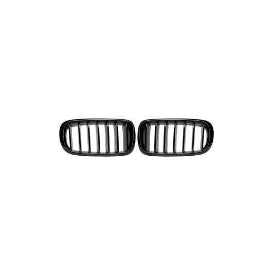 Genuine BMW F15 F16 M Performance High Gloss Black Kidney Grilles - Pair (Inc. X5 35i, X5 40dx, X6 50ix & X6 M50dx)