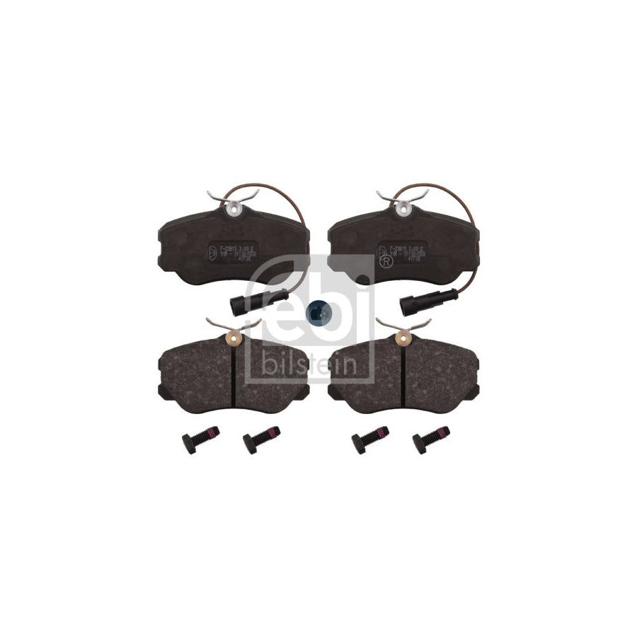 Febi Bilstein 116004 Brake Pad Set For Alfa Romeo 164 164 Front Axle Incl Wear Warning Contact With Bolts Screws