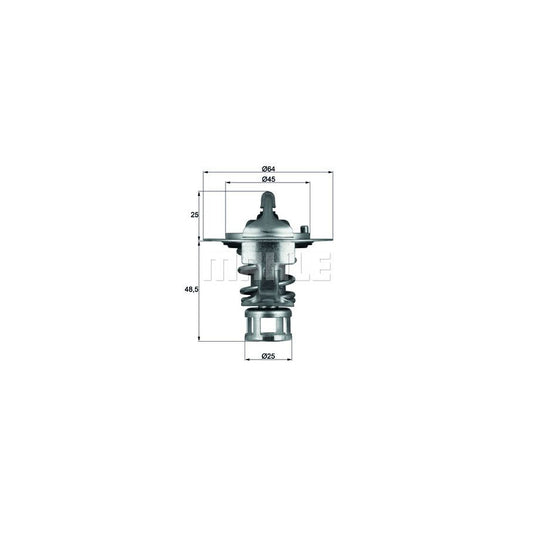 MAHLE ORIGINAL TX 65 82 Engine thermostat Opening Temperature: 82°C, without gasket / seal