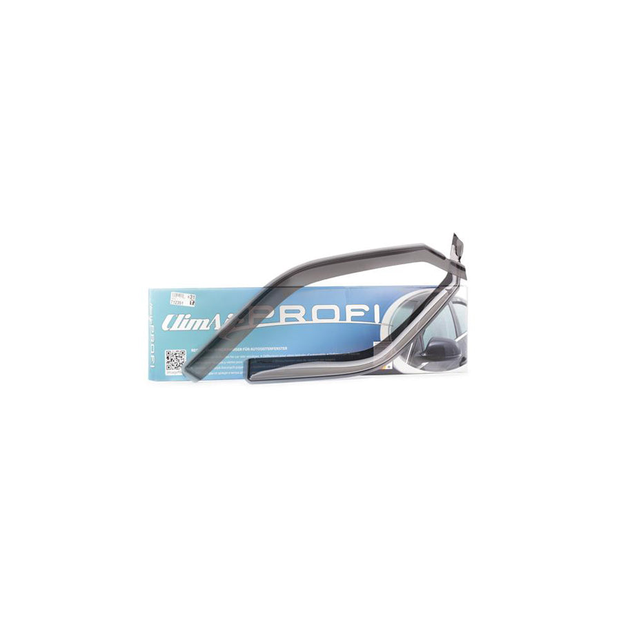 ClimAir CLS0033277D Wind deflectors for VW TRANSPORTER Arrow direction, Front, Black