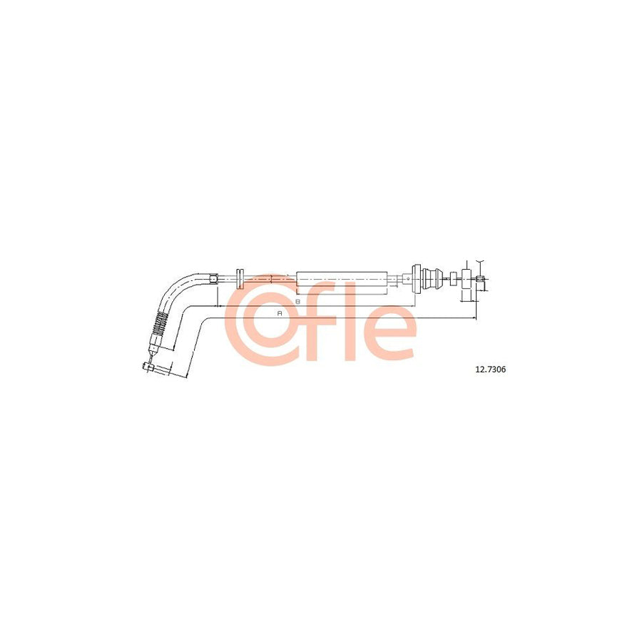 COFLE 12.7306 Throttle Cable | Duco Car Parts UK Car Parts
