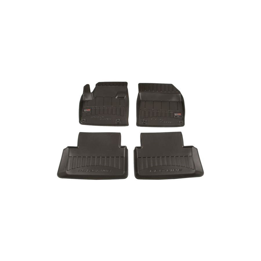 FROGUM 3D408715 Floor mat set Elastomer, Front and Rear, Quantity: 4, Black