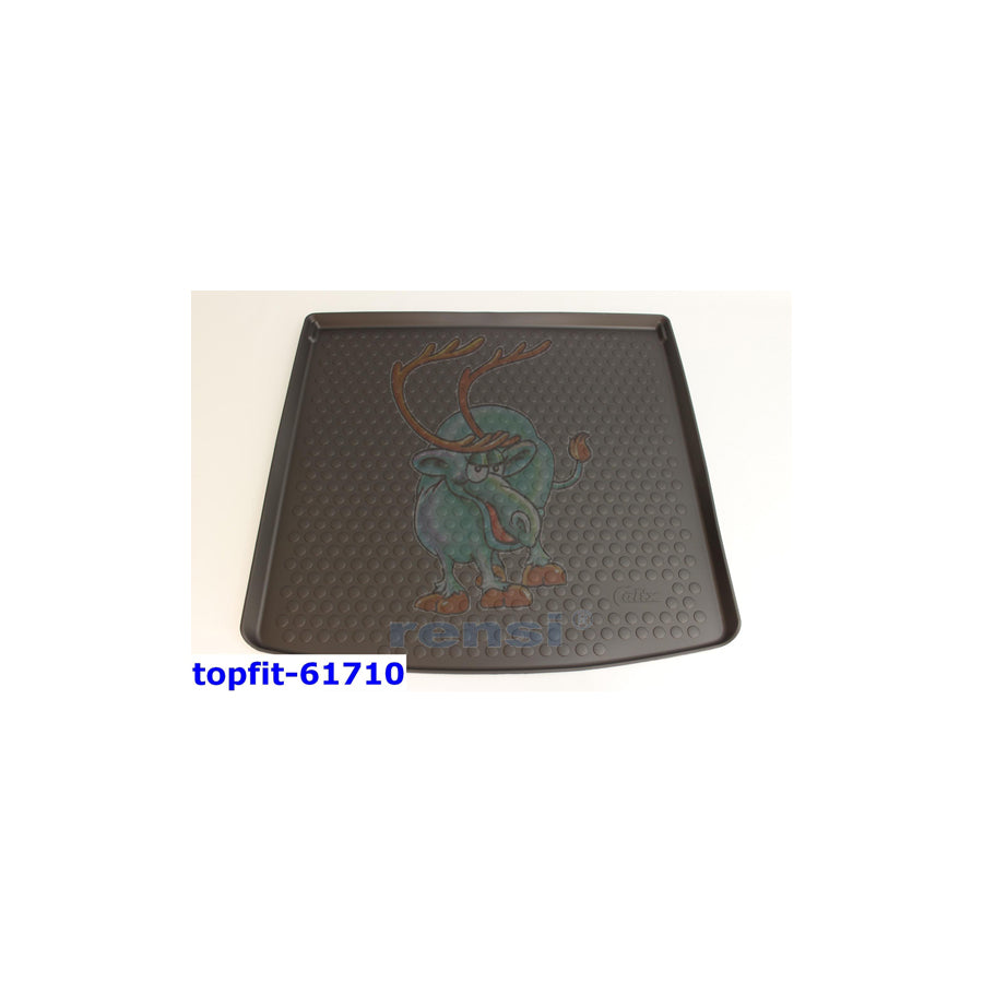 RENSI 61710 Car boot tray for SKODA Fabia III Estate (NJ5) Elastomer, fits top/higher cargo floor