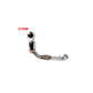 Stone Exhaust Lexus 8AR-FTS AZ10 Eddy Catalytic Downpipe (NX 200T & NX 300T)