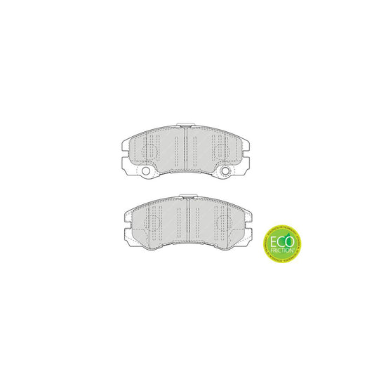 Ferodo Premier Eco Friction Fdb1511 Brake Pad Set With Acoustic Wear Warning Without Accessories