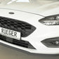 Rieger 00034200 Ford DEH Focus 4 Front Splitter (Inc. Focus 4 ST) -  Matte Black