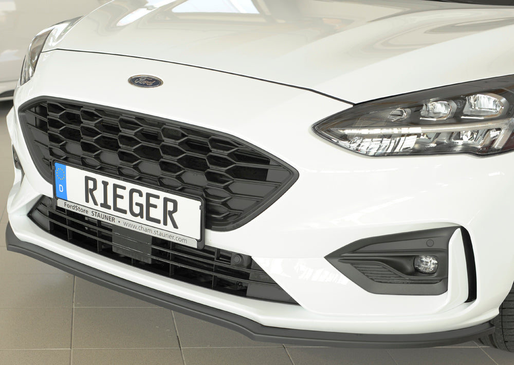 Rieger 00034200 Ford DEH Focus 4 Front Splitter (Inc. Focus 4 ST) -  Matte Black
