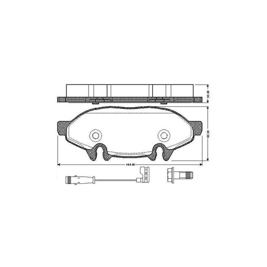Bosch 0986Tb2882 Brake Pad Set Incl Wear Warning Contact With Bolts With Accessories