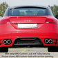 Rieger 00099050 Audi 8J TT Rear Diffuser for Twin Tailpipe Left & Right - Carbon-Look