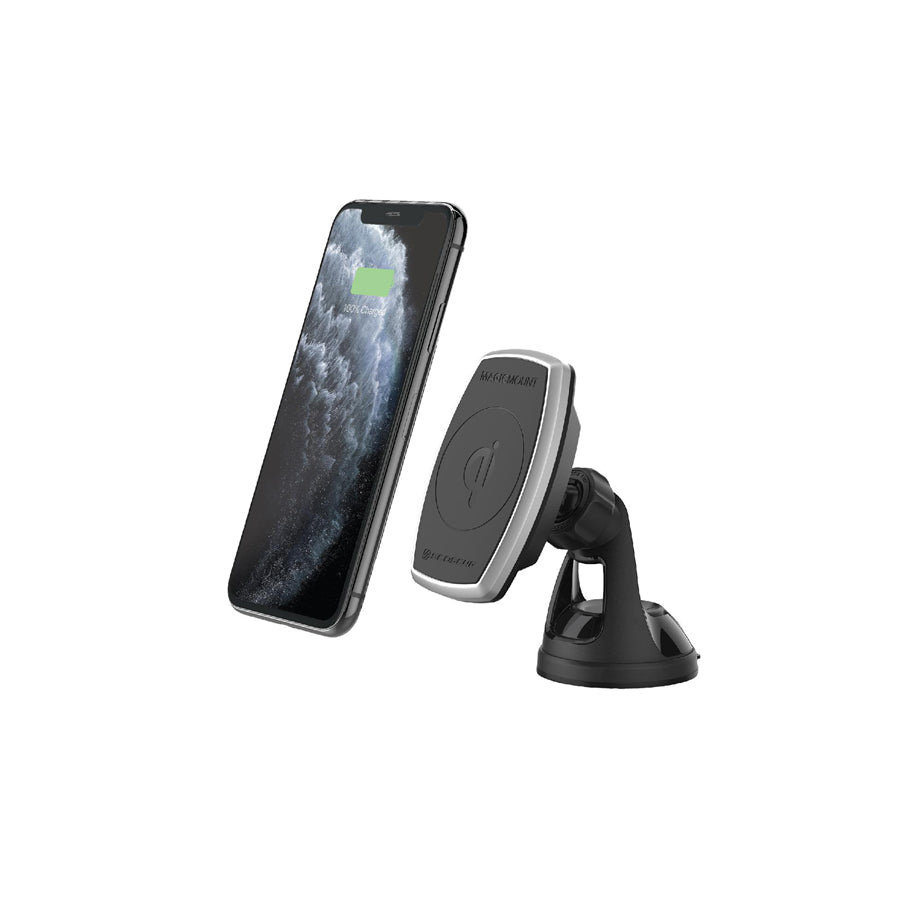 SCOSCHE 7395 Car phone holder with ball joint, with wireless charger, windscreen, Magnetic, universal 360?