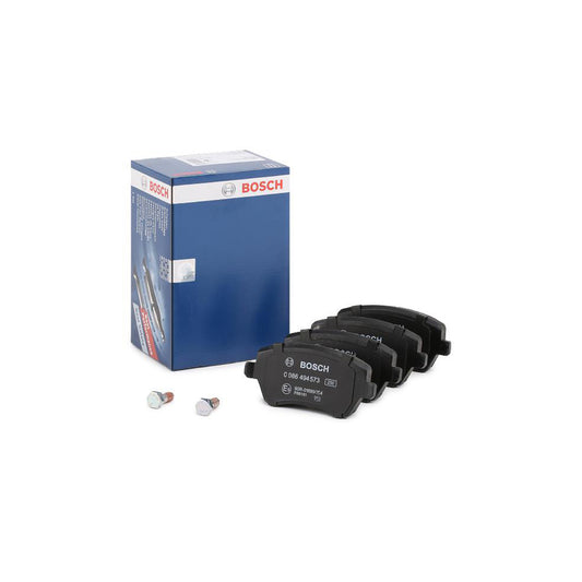 Bosch 0986494573 Brake Pad Set With Acoustic Wear Warning With Anti Squeak Plate With Bolts Screws With Accessories BP1494