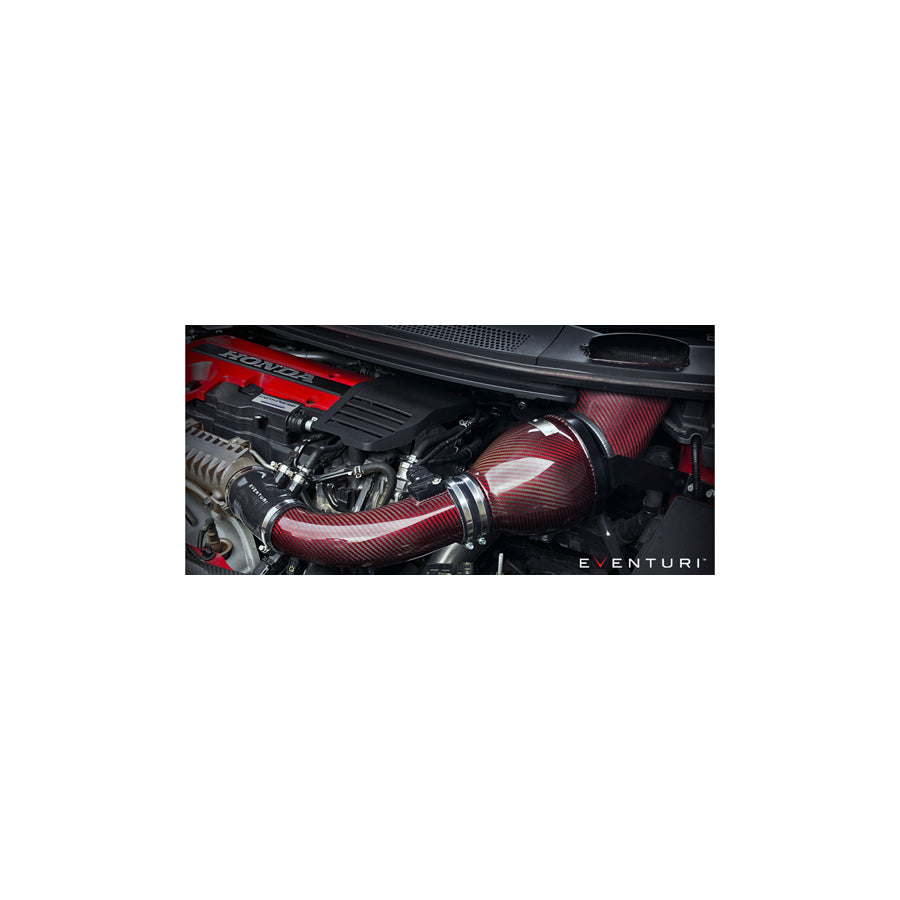 Eventuri Honda V2 - Intake system with upgraded Carbon/Kevlar Tube (CIVIC FK2 TYPE R)