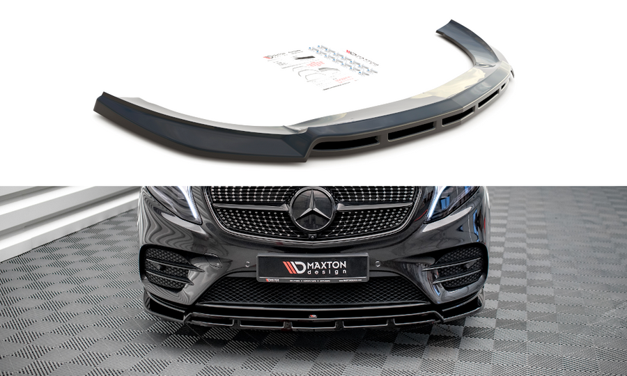 Maxton Design ME-V-447F-AMGLINE-FD5T+FD5RT Front Splitter V.5 Mercedes Benz V-Class AMG-Line W447 Facelift | Duco Car Parts UK Car Parts