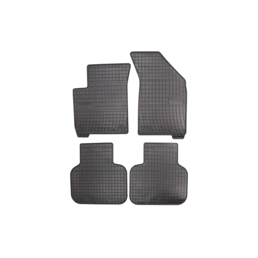 FROGUM Tailored 546207 Floor mat set Elastomer, Front and Rear, Quantity: 4, Black, (LHD)