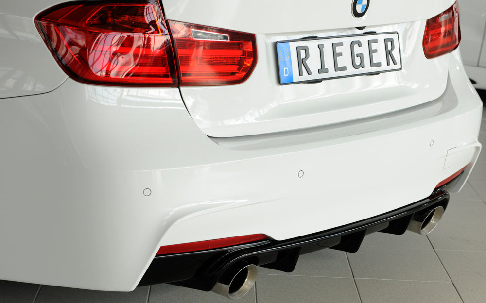 Rieger 00088122 BMW 3 Series F30 F31 Rear Diffuser