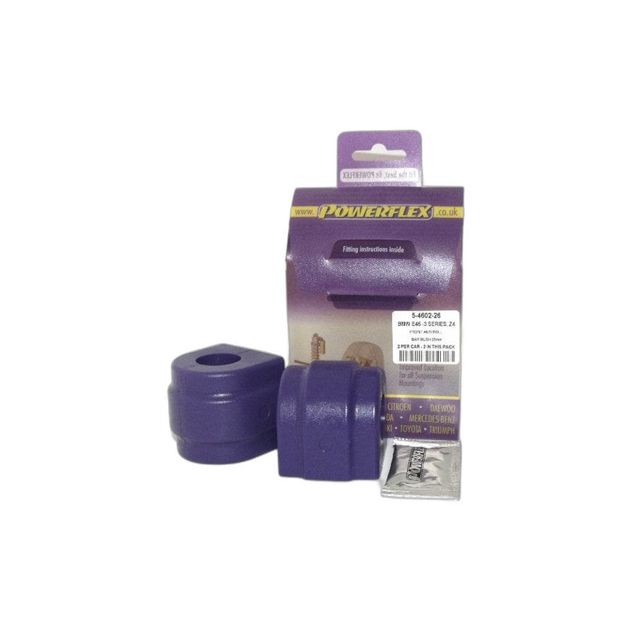 Powerflex PFF5-4602-26 BMW E46 Front Anti Roll Bar Bush 26mm (Inc. M3) | Duco Car Parts UK Car Parts